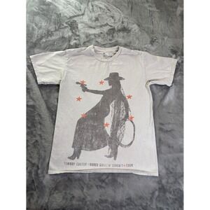 Beyoncé T-Shirt Cowboy Carter Rodeo Chitlin" Circuit Tour Mens M White